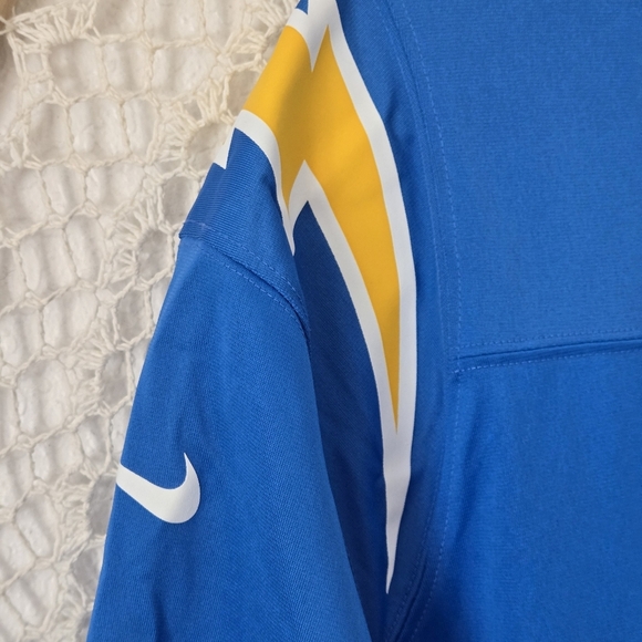 NEW LA Chargers #10 Justin Herbert Quarterback 2025 Football NFL NIke Jersey XL - Picture 9 of 13